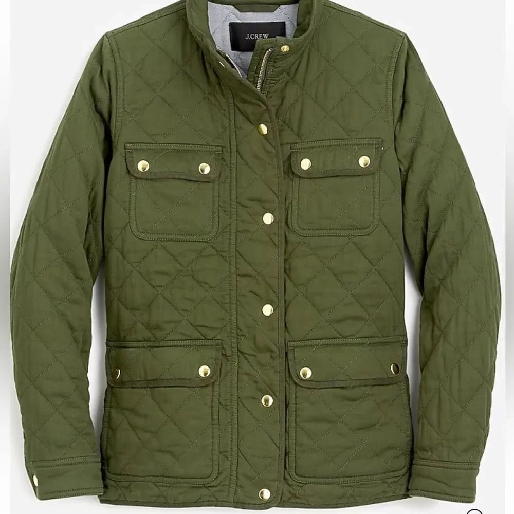 J.Crew Quilted downtown field jacket
